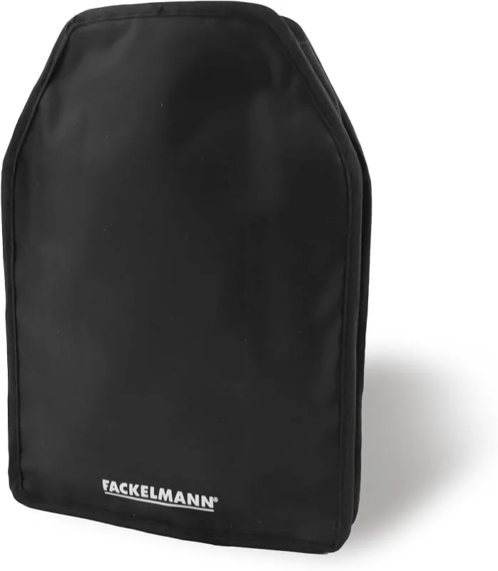 Visita la tienda de Fackelmann Fackelmann Funda Enfriadora para Botellas, Collar Enfriador para Botellas de Vino y Cava, Nylon Elástico con Ajuste Universal y Relleno de Gel Enfriador, Apta para Congelador, 22x16 cm, Negro, 1 ud. — Vino y mesa festiva