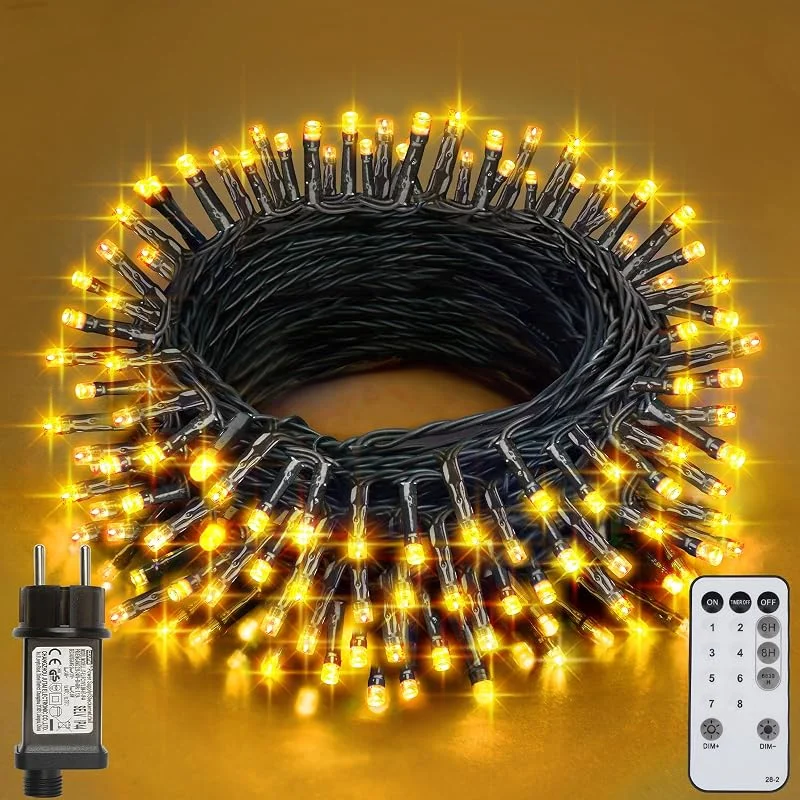 Realky Luces de Navidad, 26.2M 220 LED Luces de Arbol de Navidad — Luces Navidad
