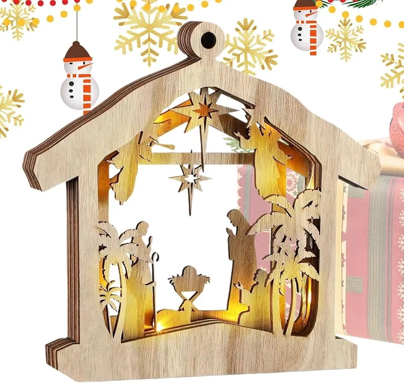 Uonguon Set De Belén Navideño Estatua De La Sagrada Familia para Decoración del — Decoracion Navidad