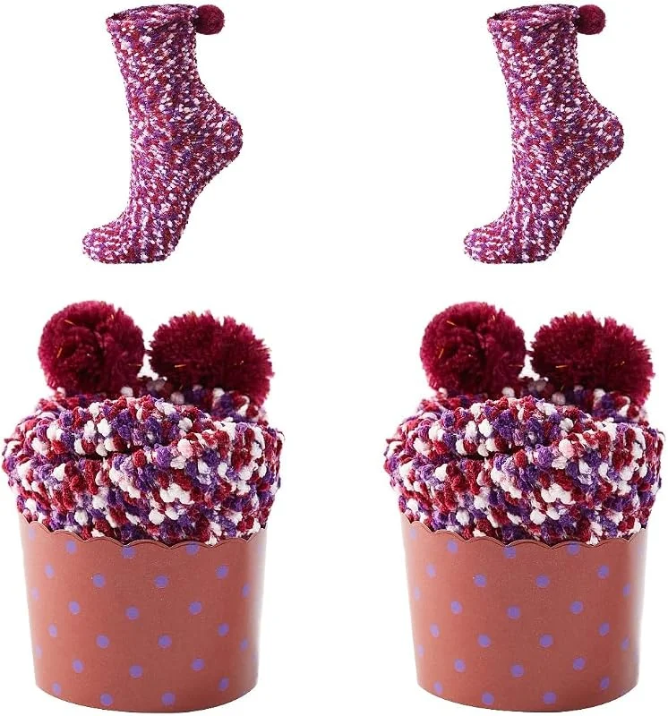 JARSEEN 2, 3 Caja Regalo Navidad Calcetines Dia de san Valentin Super Suaves Cómodos Calentar Mujer DIY — Decoracion Navidad