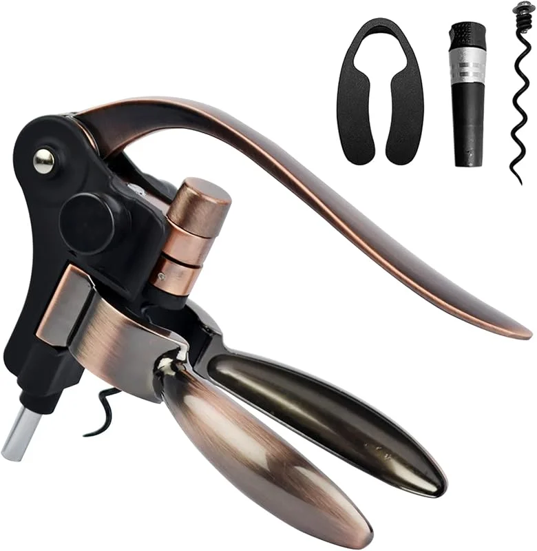 Visita la tienda de HOMCENT Sacacorchos de vino, Sacacorchos manual de mano para abridor de botellas, Ergonómico — Vino y mesa festiva