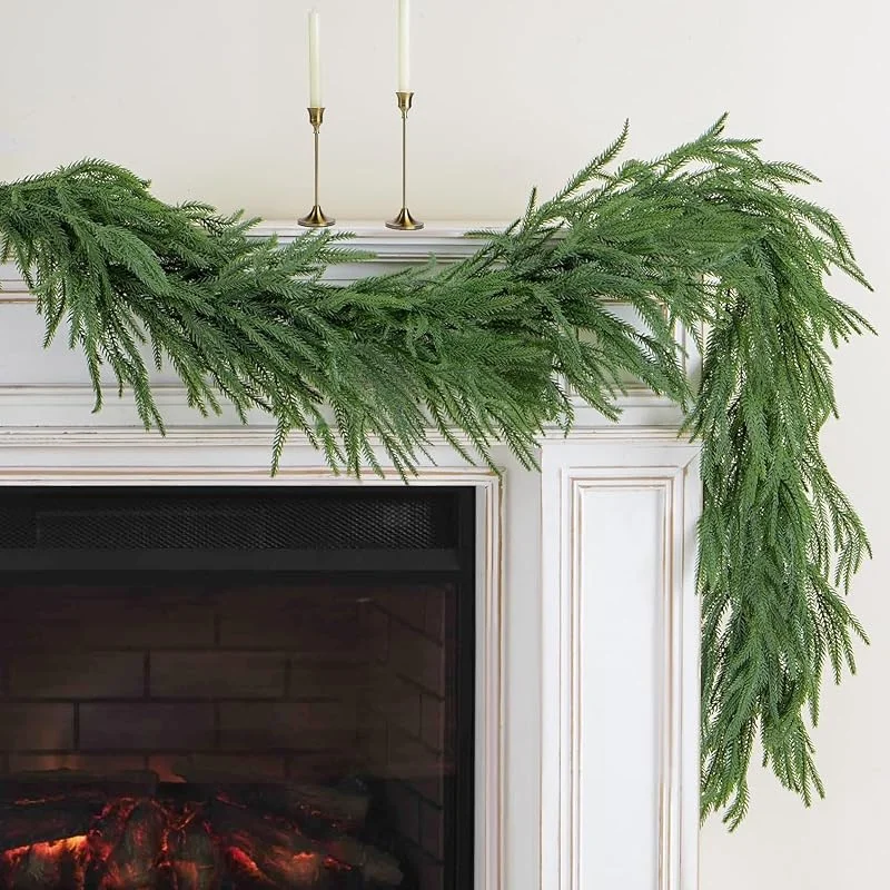 Laelfe 1 Pieza 183 cm Guirnalda de Navidad Artificial — Adviento y mesa