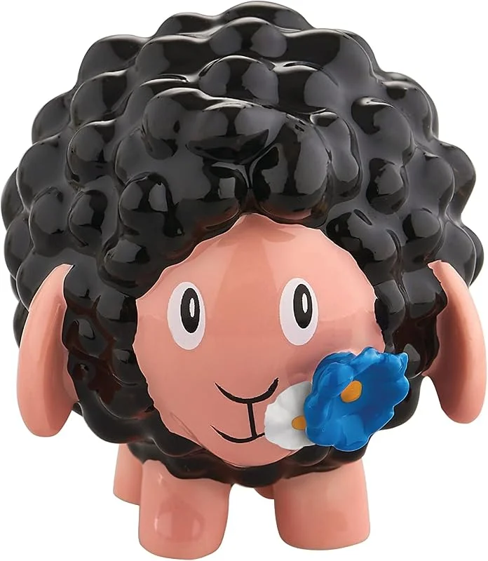 Alessi Nerona AGJ01 13 - Figura para Belén Nerona Design, Fabricada en Porcelana y Decorada a Mano, Multicolor — Decoracion Navidad