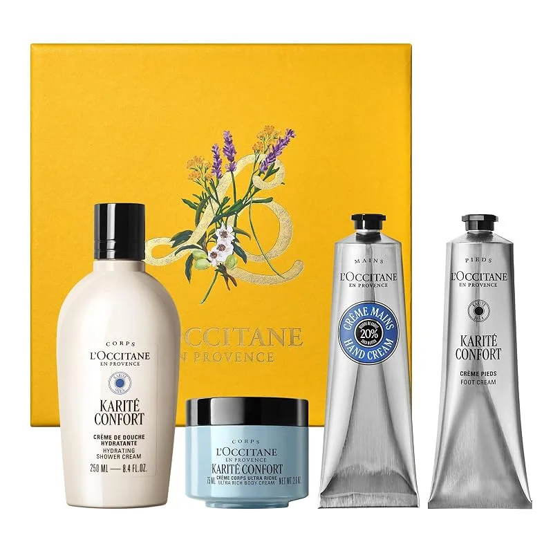 L'OCCITANE - Cofre de Navidad Rutina Corporal Karité — Envoltorio regalo