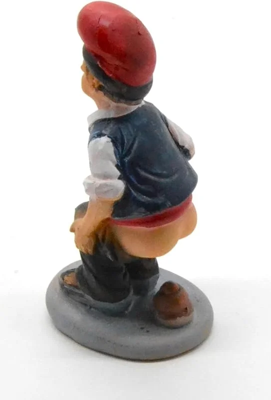 BETTER WITH FRIENDS Figura del belén oculto de 6.5cm. encuentra la figura navideña. el hombre que hace caca. estatuilla cagando. conjunto de escena de natividad, figuras, jesús. 3 reyes. modelos a escala — Decoracion Navidad
