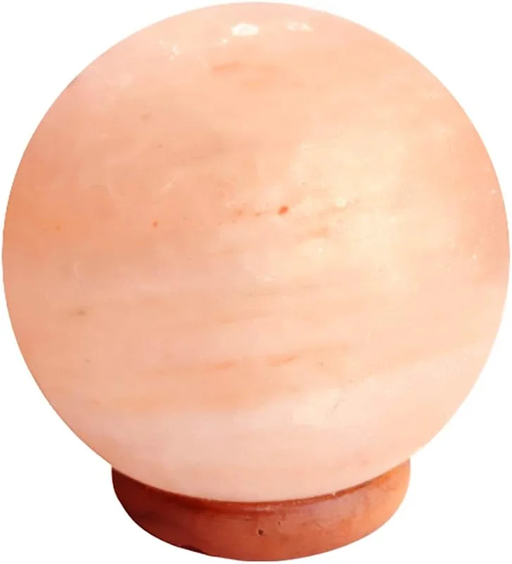Visita la tienda de H HANSEL HOME H HANSEL HOME Lámpara de Sal del Himalaya Natural Esfera Grande 3-5 Kg + 1 Bombilla de Led de Repuesto Enchufe Europeo — Cena a la luz de velas