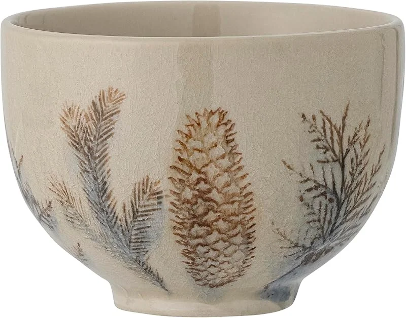 Bloomingville Hollie 82056198 - Cuenco de gres (11, 5 x 8, 5 cm), Color Verde — Hogar y cocina