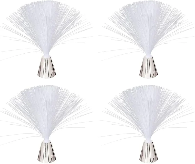 Visita la tienda de SOLUSTRE SOLUSTRE 4 piezas de fibra de vidrio lámpara de cambio de color de fibra de vidrio LED lámpara de fibra de vidrio luz nocturna lámpara de mesa regalos para sala dormitorio mesa decoración — Cena a la luz de velas