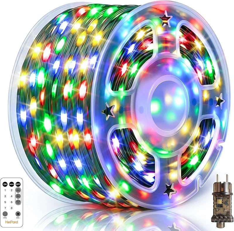 HeiPard Luces de Navidad Exterior 40M 400 LED Multicolor IP44 Mando — Luces Navidad