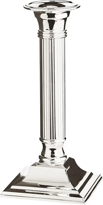 Visita la tienda de EDZARD EDZARD Candelero Lincoln acanalado (H 19 cm), resistente al deslustre — Cena a la luz de velas