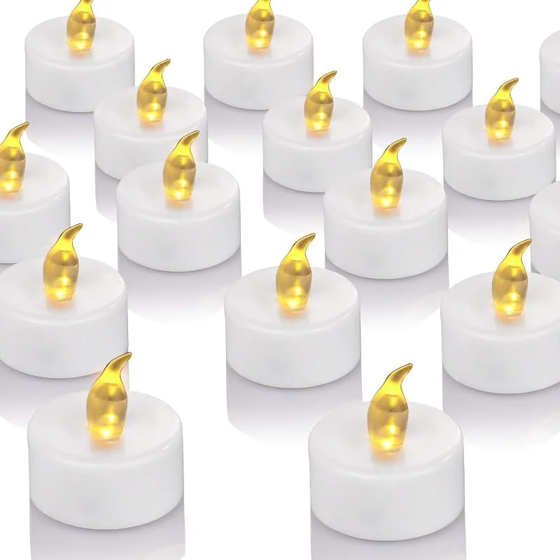 Visita la tienda de OSHINE OSHINE Velas LED Sin Llama 50 Unidades CR2032 Pilas Luz Cálida Amarilla — Luces Navidad